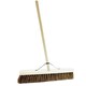 image 1 of 2 x 36" Indoor Outdoor Hard Bristle Bassine Sweeping Broom With Handle Perfect For Home & Garden