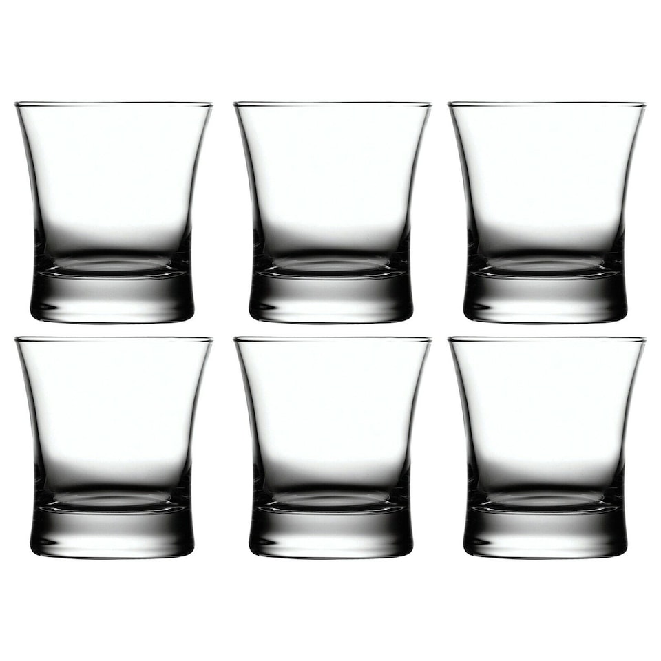 image 1 of Set of 6 Pasabahce Water Drinking Glass