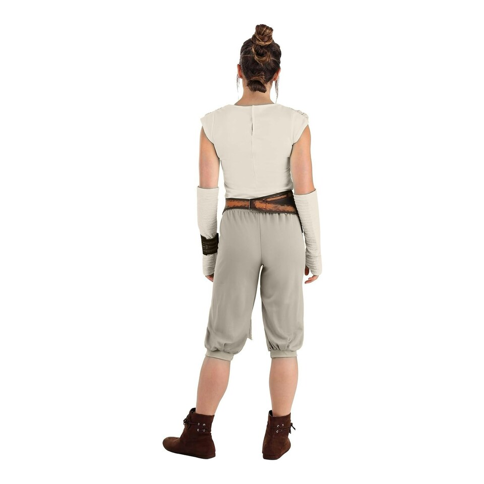 image 1 of Star Wars Womens/Ladies Deluxe Rey Costume - Beige - M M