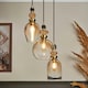 image 2 of BHS Seline 3 Light Cluster Ceiling Pendant, Satin Brass