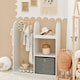 image 8 of SoBuy Kids Wardrobe with Hanging Rail, Storage Box & 3 Hooks, White, 38.2x13.8x42.5 inches, 22.5 kg - KMB40-W