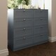 image 4 of FWStyle Artus Shaker 8 Drawer Chest Of Drawers Matt Grey