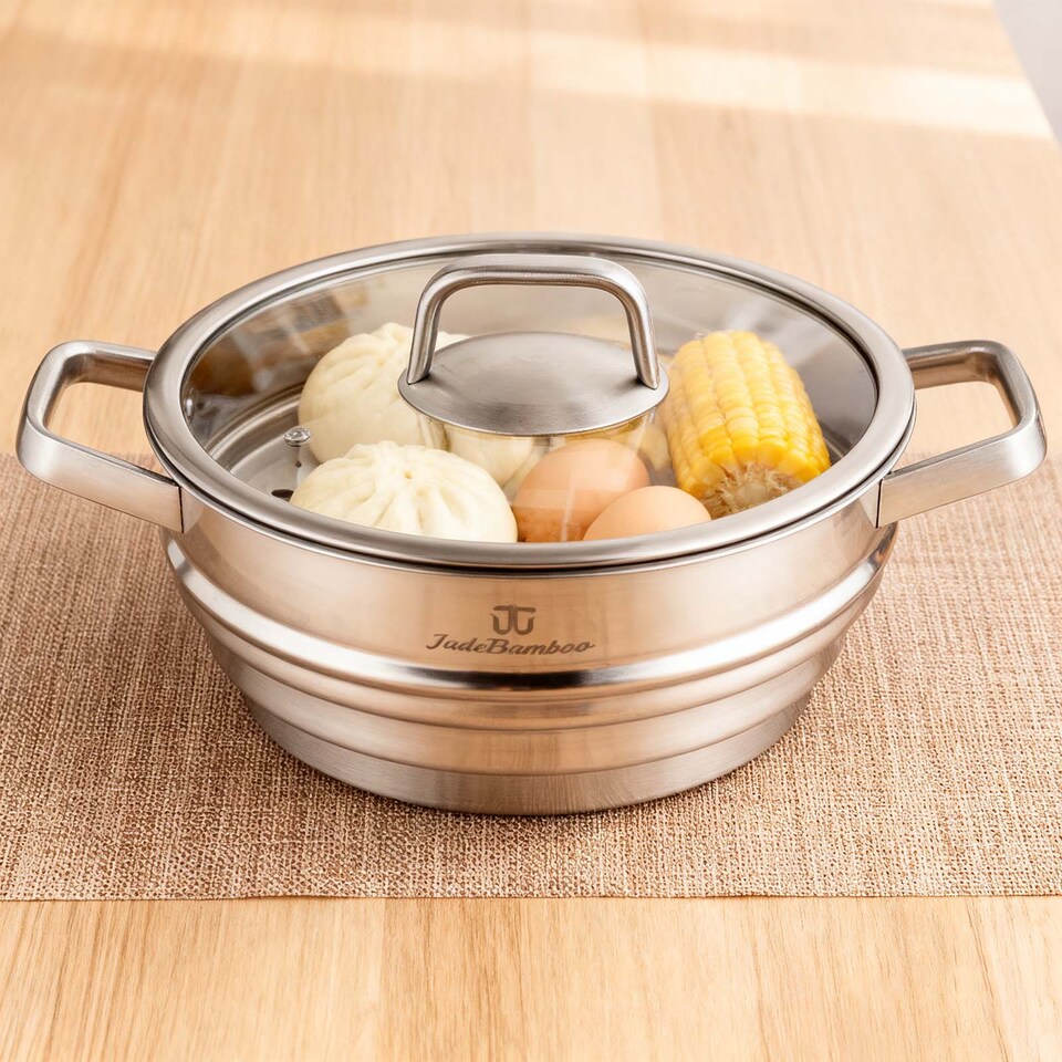 image 1 of HomeKing JadeBamboo Vik-24 CM Steamer