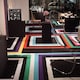 image 2 of 50 Metres Exhibition Quality Ribbed Heavy Duty Black Carpet Runner 1 Metre Wide