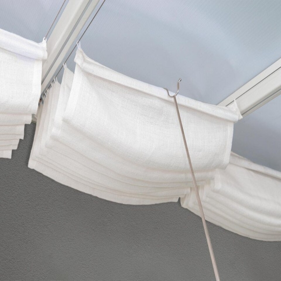 image 1 of Patio Cover Roof Blinds 3 x 3.05 - L290 x W54 cm - White White