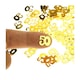 image 2 of Amscan Number 50 Confetti - Gold - One Size