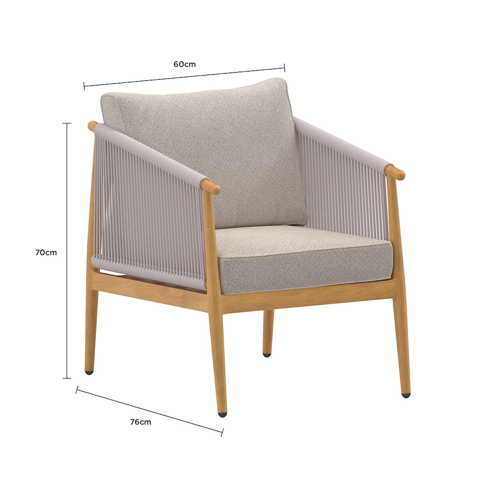 image 1 of Charles Bentley Almada 4 Seater Lounge Set