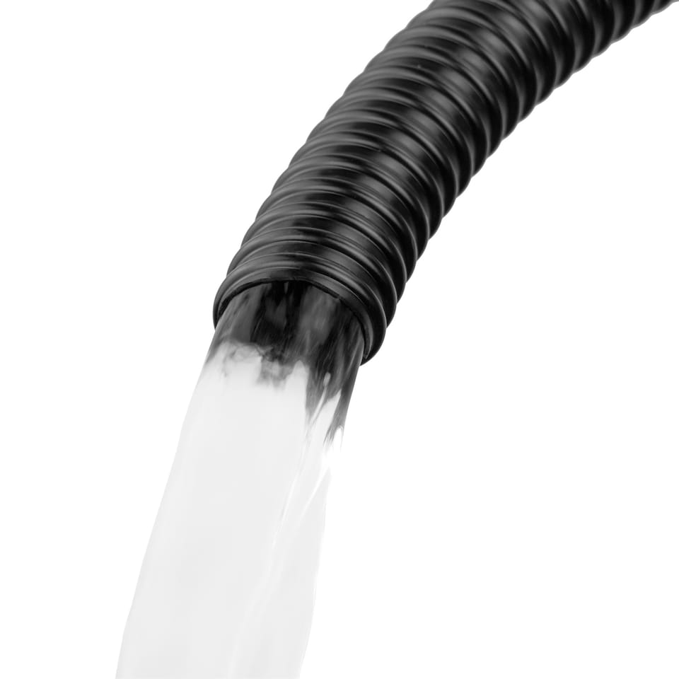image 1 of Pisces 20mm (0.75 inch) Black Pond Corrugated Flexible Hose Pipe - 2m Roll