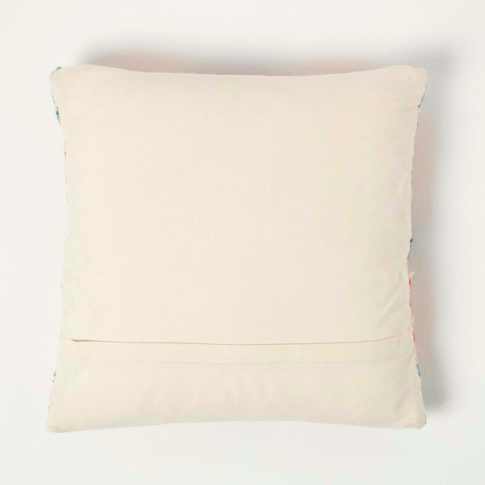 image 1 of Homescapes Manila Handwoven Kilim Cushion with Feather Filling - 45 x 45 cm Multi