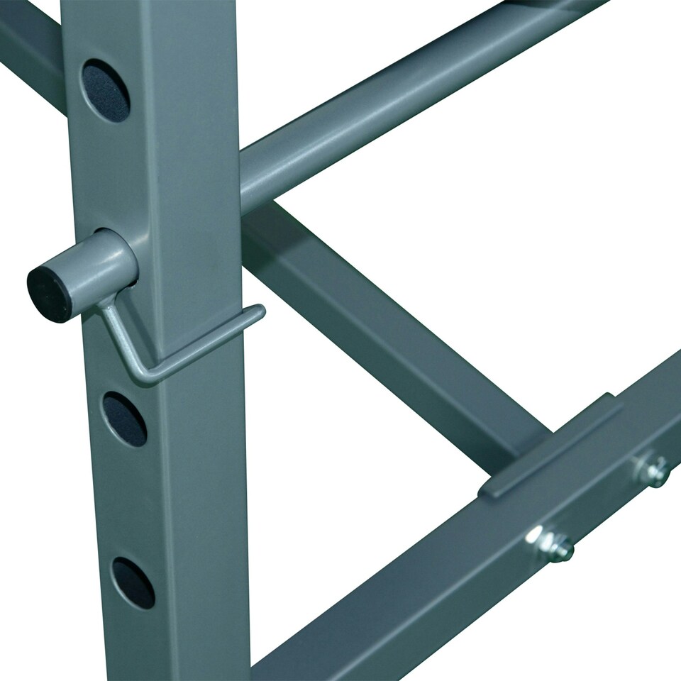 image 1 of HOMCOM Adjustable Multi Gym Weight Bench Barbell Stand Chest Leg Abs Training
