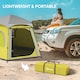 image 10 of Outsunny Instant Camping Tent, 4 Person Easy Setup Dome Tent Yellow | Yellow