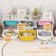 image 3 of AIYAPLAY 2 Tiers Toy Storage Organiser with 6 Plastic Bins, Low Height