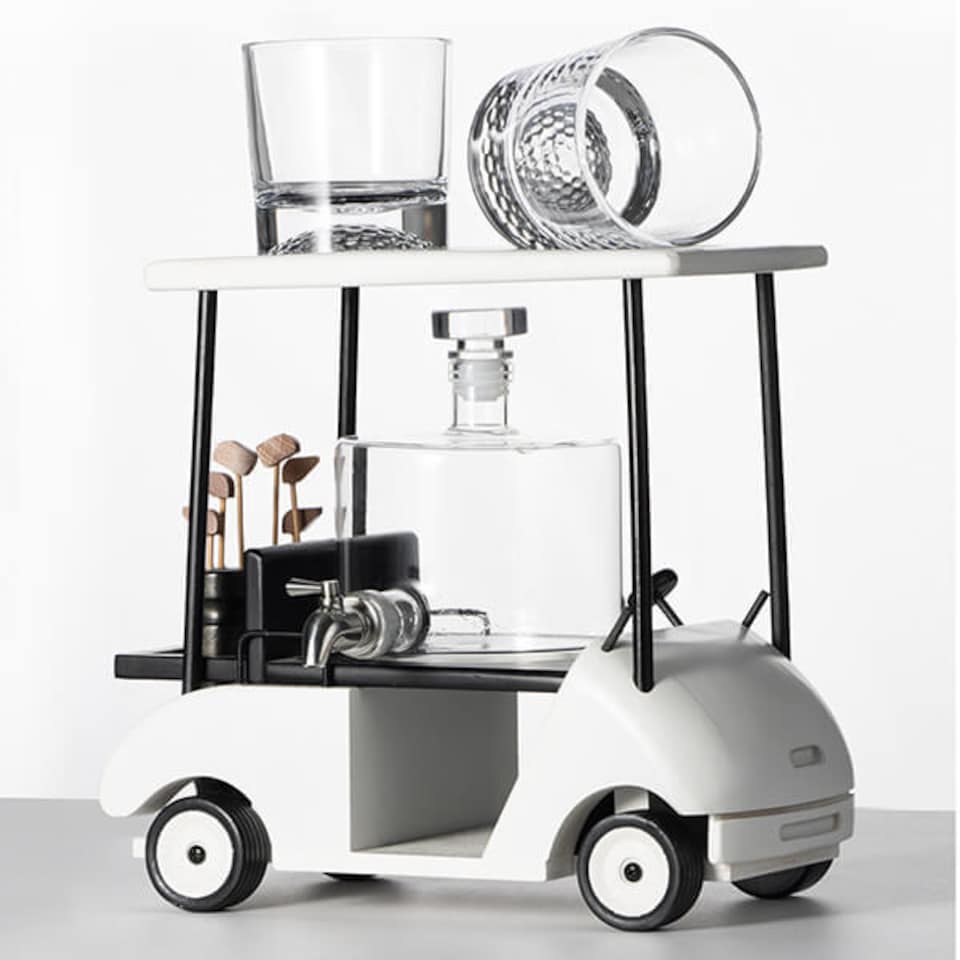 image 1 of Bar Originale Golf Buggy Decanter Set