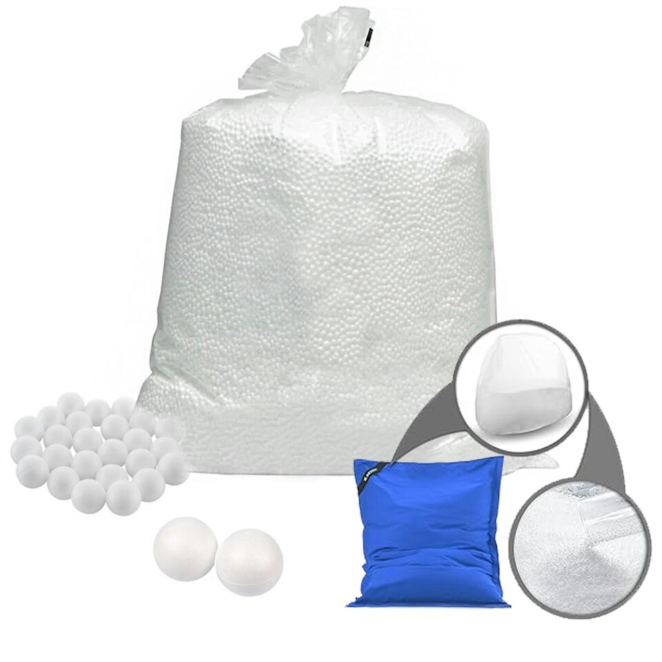 image 1 of 2 Cubic Ft Small Polystyrene Booster Bead Filling Top Up Bag