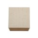 image 1 of Contemporary and Sleek Taupe Linen Fabric Small Square Lamp Shade 40w Maximum | Cream | 6"