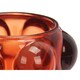 image 4 of Candleholder Microbeads Orange Crystal 8,4 x 9 x 8,4 cm (12 Units) N/A