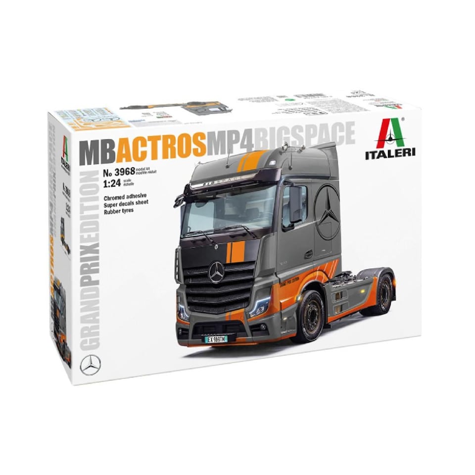 image 1 of Italeri Mercedes MB Actros MP4 Big Space Grand Prix Model