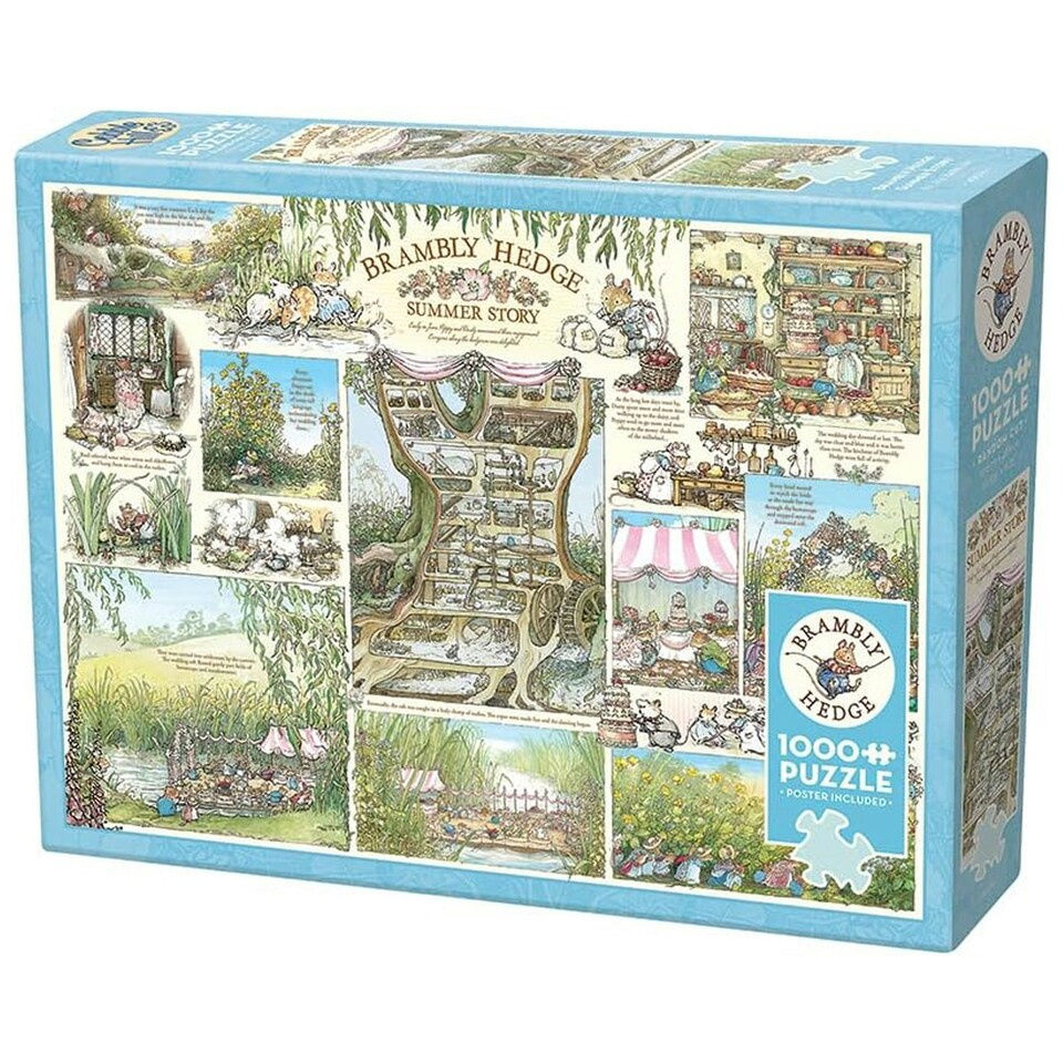 image 1 of Cheatwell Games Brambly Hedge Summer Story Jigsaw Puzzle 1000 Pieces