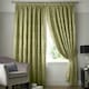 image 1 of Voli Pencil Pleat Taped Top Lined Curtains - 229cm x 229cm - Sage