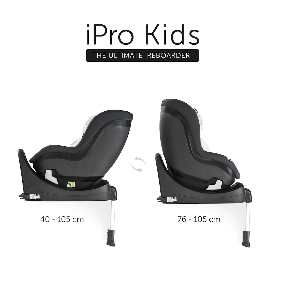 image 1 of hauck iPro Kids i-Size Infant Car Seat from Birth to 18 kg + Isofix iPro Base Black