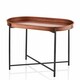 image 1 of Copper Oval Side Table
