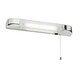 image 2 of Set of 2 Rise - Chrome LED Bathroom Shaver Lights Chrome | White