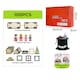 image 2 of Dekko 100pc Magnetic Tiles Building Blocks Safe Educational Toy for Kids | Multi | Nature