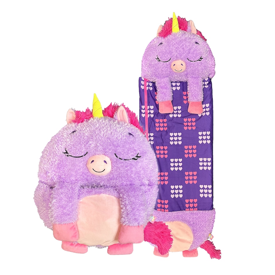image 1 of Happy Nappers Purple Unicorn Medium
