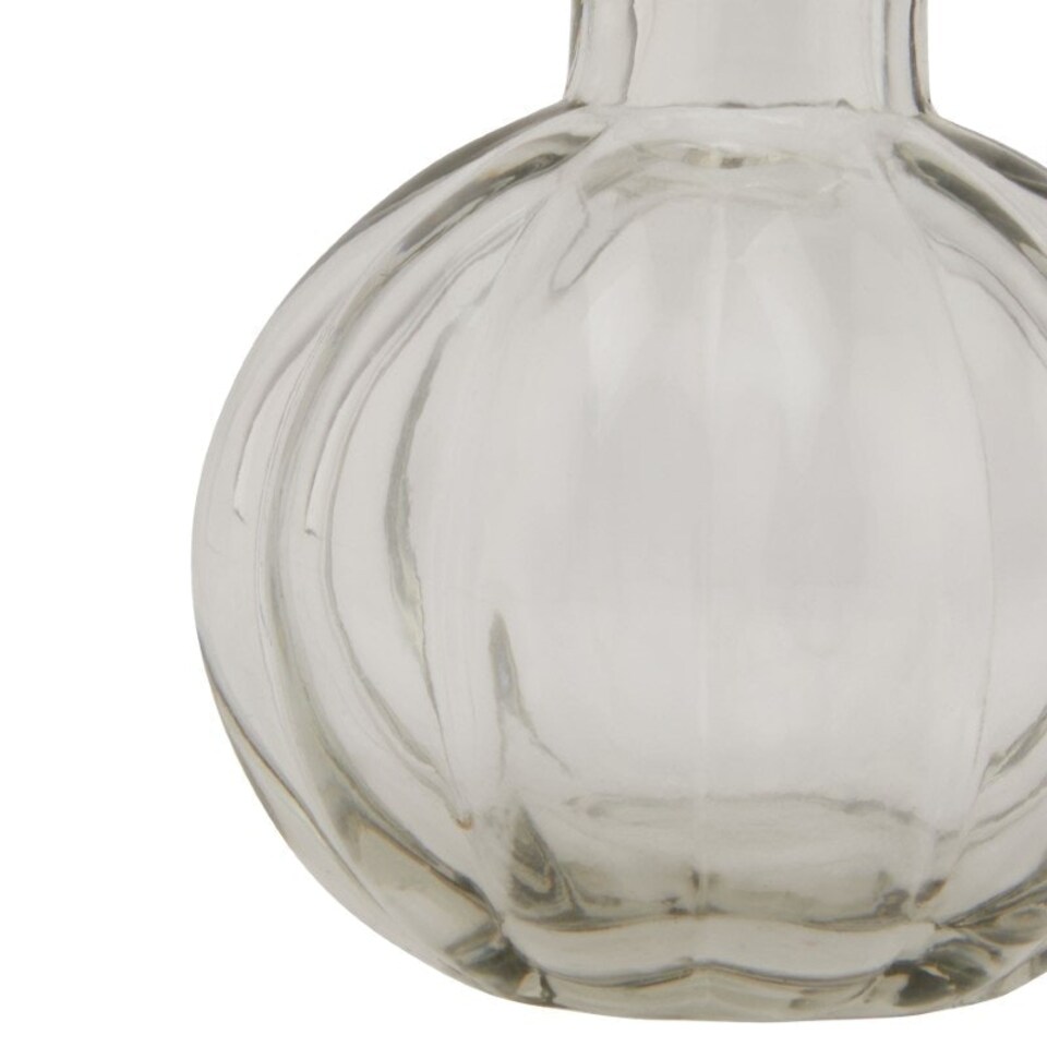 image 1 of Volta Bud Vase Large - Glass - L6 x W6 x H7 cm - Clear Clear