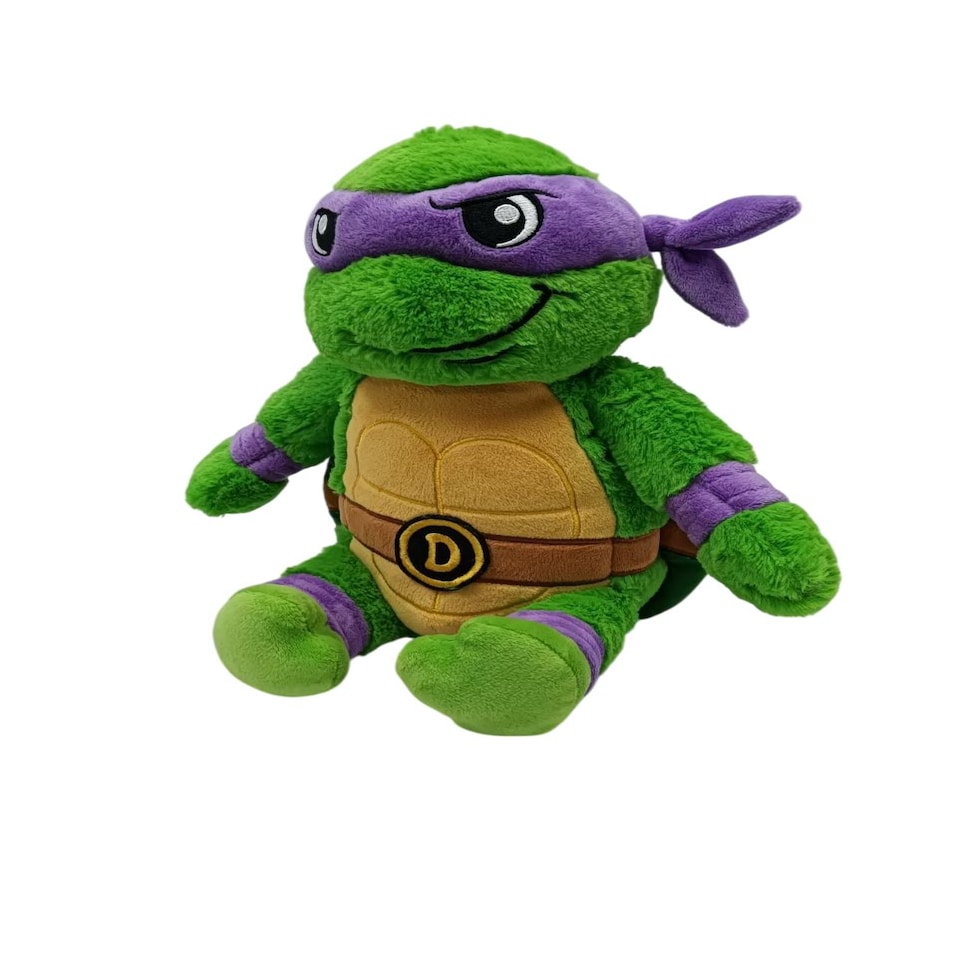 image 1 of Warmies Plush Donatello from Teenage Mutant Ninja Turtles, Microwavable Toy, Heatable Weighted Plushie for Kids and Adults, Stuffed Cuddly Toy, Gently Scented with French Lavender - Purple