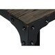 image 3 of Set of 2 tables Home ESPRIT Black Natural 38 x 38 x 75 cm N/A