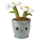 image 1 of Flowerpot Soft Toy Cute Plushie Huggable Cuddly Stuffed Toy Gift 30cm White