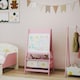 image 6 of AIYAPLAY 3-in-1 Kids Easel, Double-Sided Art Easel with Paper Roll Pink