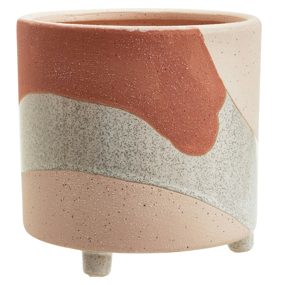 image 1 of Interiors by Premier - Large Ceramic Planter, Indoor Ceramic Planter for Modern Home Decor, Stylish Flower Pots for Indoor Multi