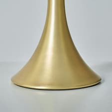 ValueLights Modern Matt Gold Spindle Design Table Lamp Base