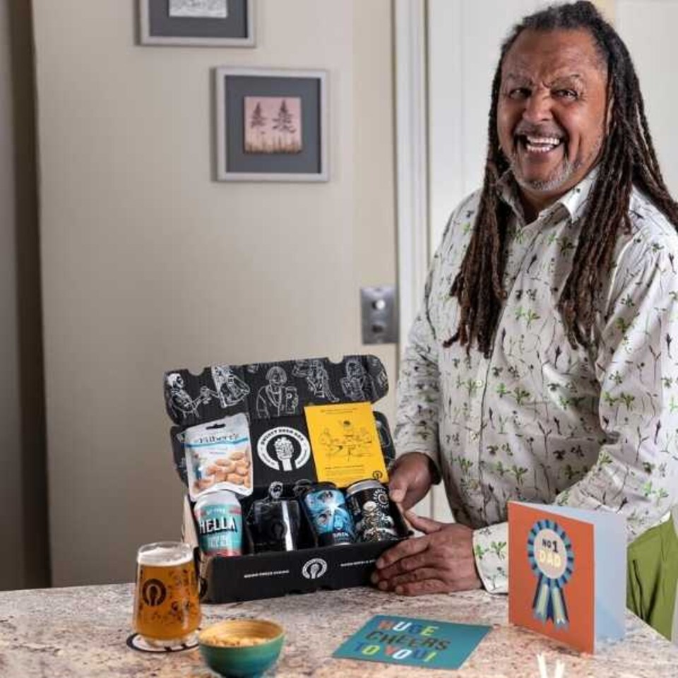 image 1 of QWERTY Beer Box Thank You Pale Ale & IPA Beer Gift