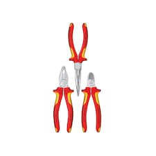 Knipex 00 20 12 Elektro Vde Pliers Set, 3 Piece - Multi Colour - One Size
