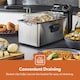 image 10 of GEEPAS Deep Fat Fryer 3L | Food Grade Stainless Steel with Viewing Window, Silver