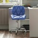 image 4 of Vida Designs Geo Office Chair Computer Desk Table Chair, Blue