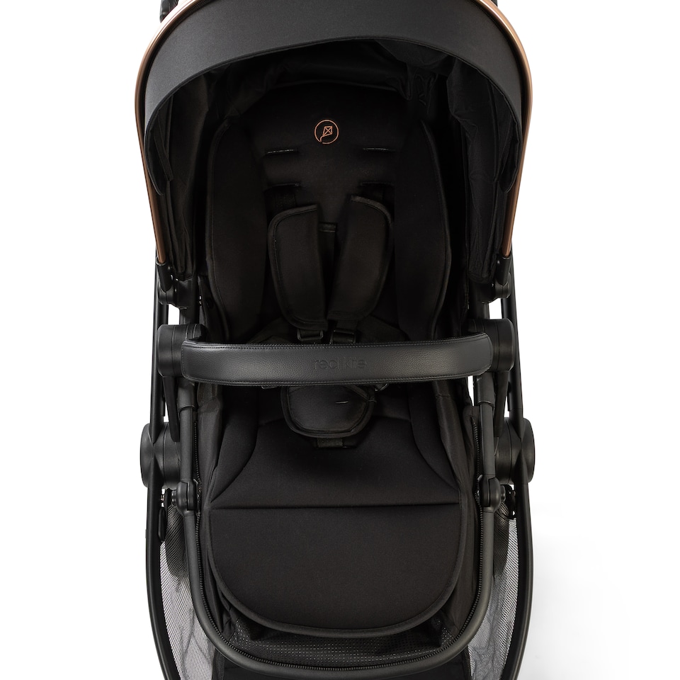 image 1 of Red Kite Push Me Pace i 2 in 1 Travel System with i-Size Car Seat - Amber | Gold | Amber | One Size | 1