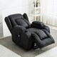 image 6 of Caesar Dual Motor Rise Recliner Bonded Leather Heat And Massage Chair (Black)
