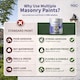 image 7 of HQC Smooth Masonry Paint -  Weatherproof & Long-lasting Protection For All Exterior Walls - Magnolia - 2.5L