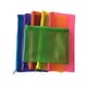 image 5 of 72 x Assorted Frosted Colour 8x5" Pencil Cases - See Through Exam Clear Translucent