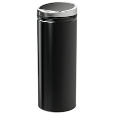 HOMCOM Automatic Hand Sensor Dustbin Kitchen Waste Bin Rubbish Can | Black | 50L | 1