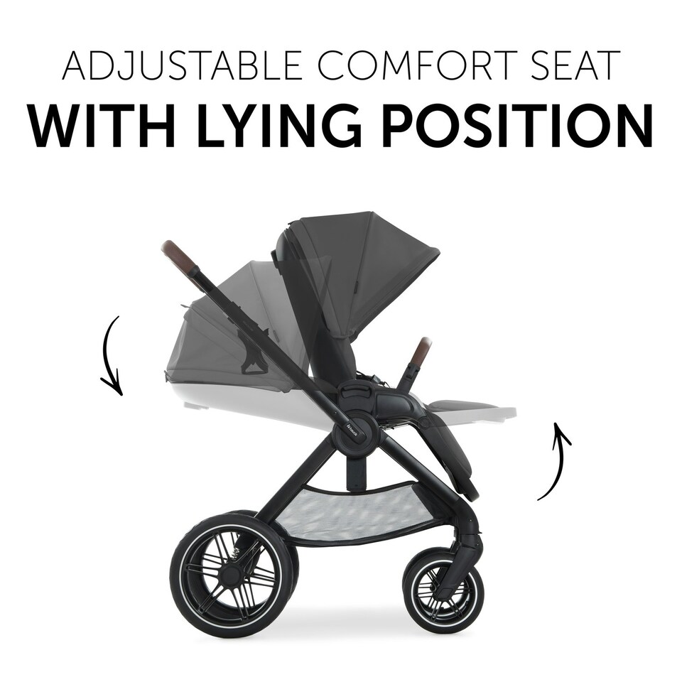 image 1 of hauck Walk N Care Pushchair Set - Dark Grey Grey