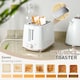 image 7 of HOMCOM Kettle and Toaster Set, 1.7L 3000W Fast Boil Jug Kettle with Auto Shut Off, 2 Slice Toaster with 7 Level Browning Controls & Crumb Tray, UK Otter Thermostat, Cream
