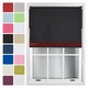 image 4 of FURNISHED Thermal Blackout Roller Blinds with Glitter Edge - (W)200cm x (L)210cm | Black | Black | (W) 200cm x (L) 210cm