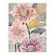 image 3 of Pink Dahlia Flowers Bright Fresh Floral Black Framed Wall Art Print A4