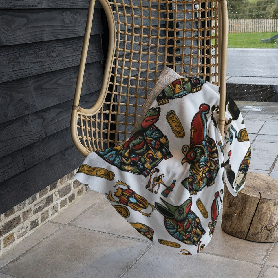 image 1 of Queen Cleopatra. History background (Blanket)