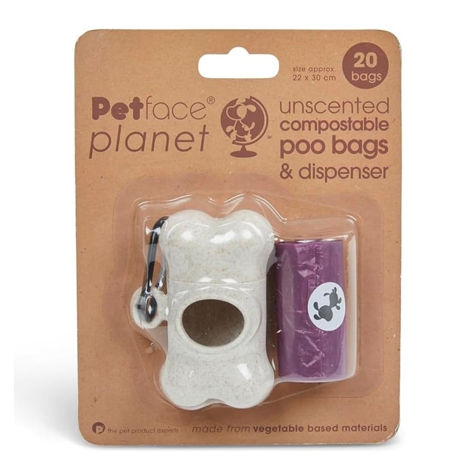 image 1 of Petface Compostable Poop Bag & Dispenser | Multi | 1